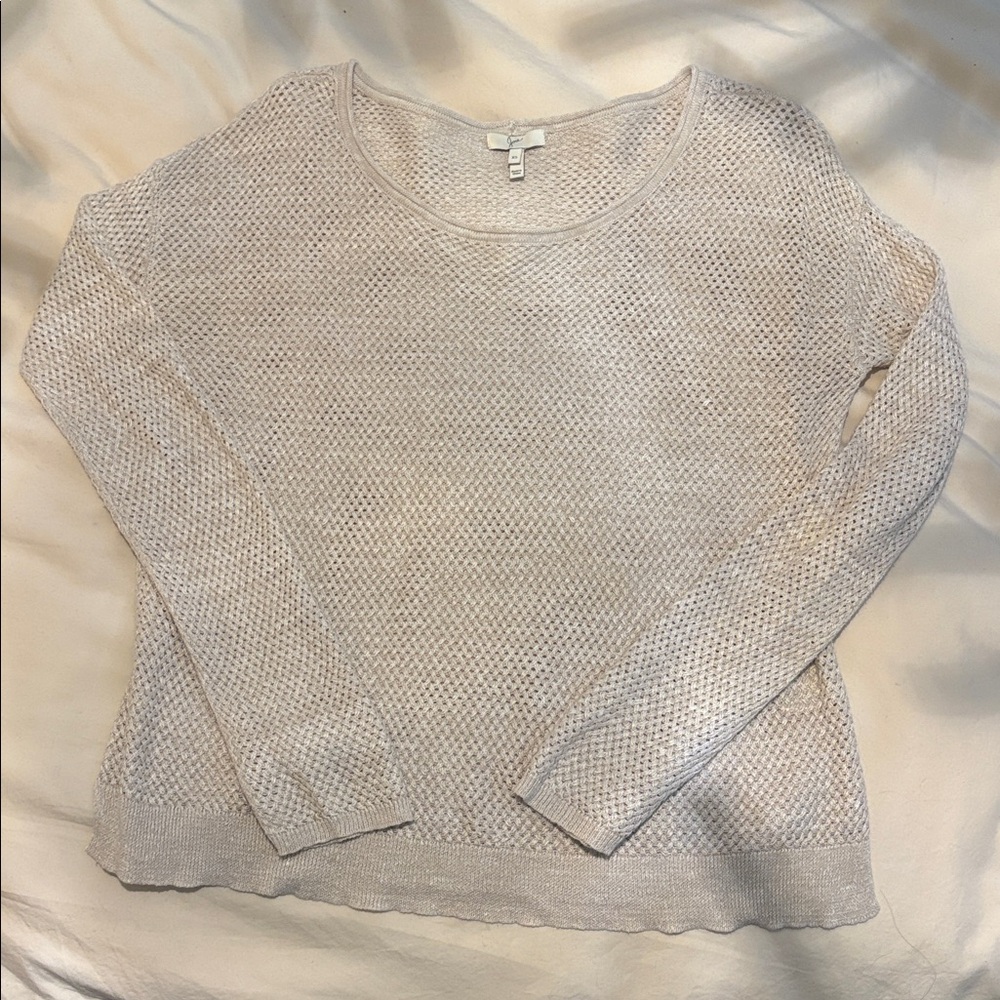 Joie cotton-linen light weight sweater